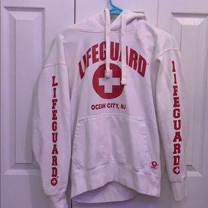 White LifeGuard Sweatshirt